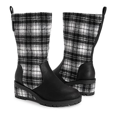 MUK LUKS Norway Floro Women's Wedge Boots