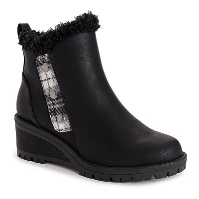 MUK LUKS Norway Halden Women s Wedge Ankle Boots