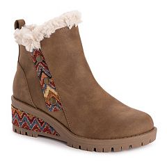 Kohls wedge booties cheap