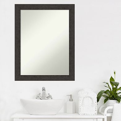 Amanti Art Narrow Rustic Bathroom Wall Mirror