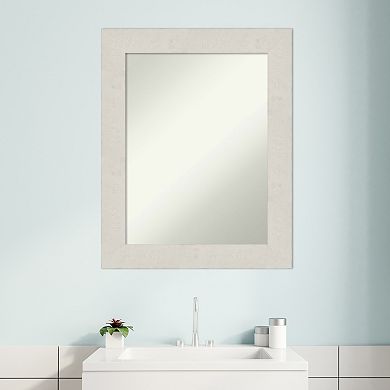 Amanti Art Rustic Plank Bathroom Wall Mirror