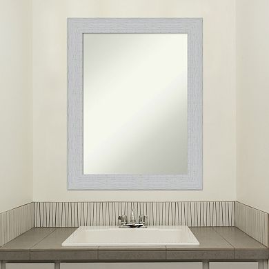Amanti Art Shiplap Bathroom Wall Mirror