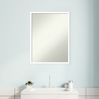 Amanti Art Svelte Bathroom Wall Mirror