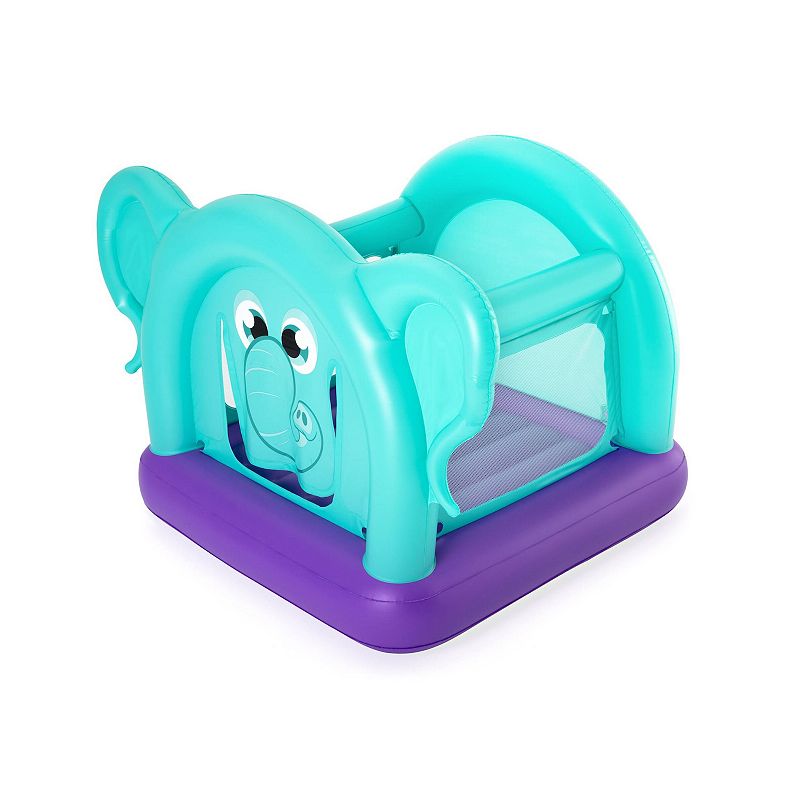 Bestway Up In & Over Energetic Elephant Bouncer with Built-in Pump, Multico
