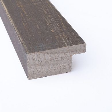 Amanti Art Whiskey Brown Rustic Bathroom Wall Mirror