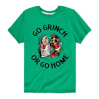Boys 8-20 Dr. Seuss' The Grinch Who Stole Christmas Go Home Graphic Tee