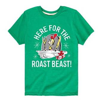 Boys 8-20 Dr. Seuss' The Grinch Who Stole Christmas Roast Beast Graphic Tee