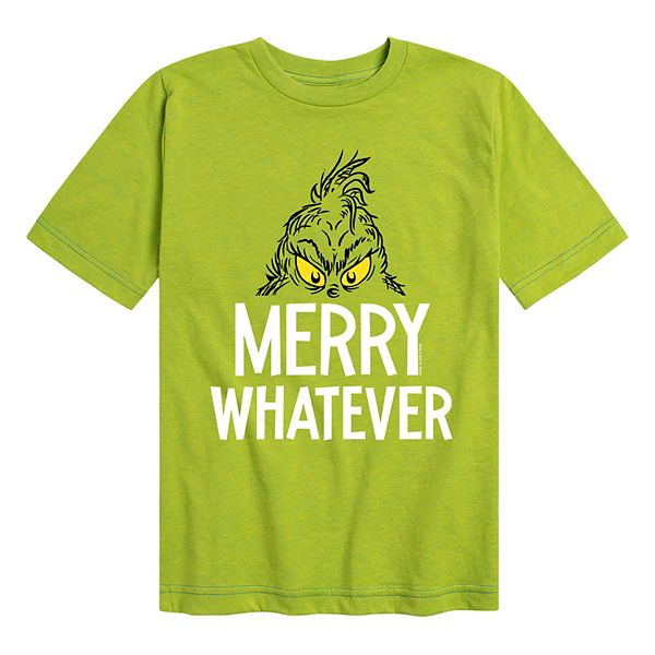 Boys 8-20 Dr. Seuss' The Grinch Who Stole Christmas Whatever Graphic Tee