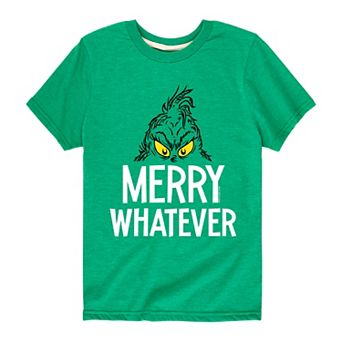 Boys 8-20 Dr. Seuss' The Grinch Who Stole Christmas Whatever Graphic Tee