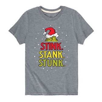 Boys 8-20 Dr. Seuss' The Grinch Who Stole Christmas Stink Stank Graphic Tee