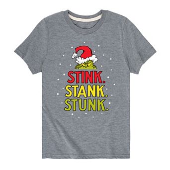 Boys 8-20 Dr. Seuss' The Grinch Who Stole Christmas Stink Stank Graphic Tee