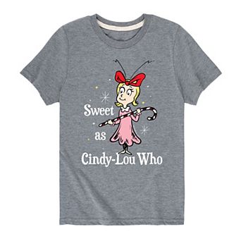 Boys 8-20 Dr. Seuss' The Grinch Who Stole Christmas Cindy Lou Graphic Tee
