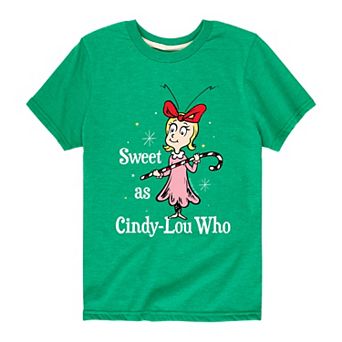 Boys 8-20 Dr. Seuss' The Grinch Who Stole Christmas Cindy Lou Graphic Tee