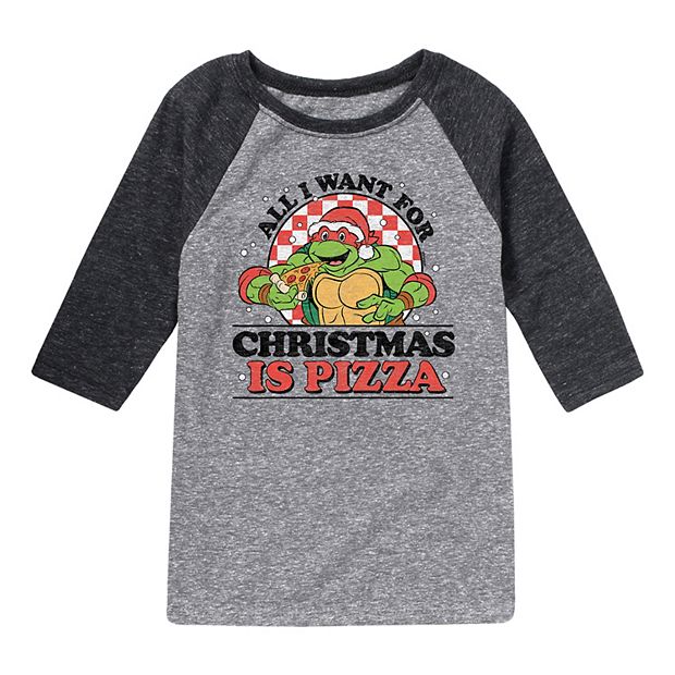 Teenage mutant ninja turtles pizza for christmas t shirt t shirt