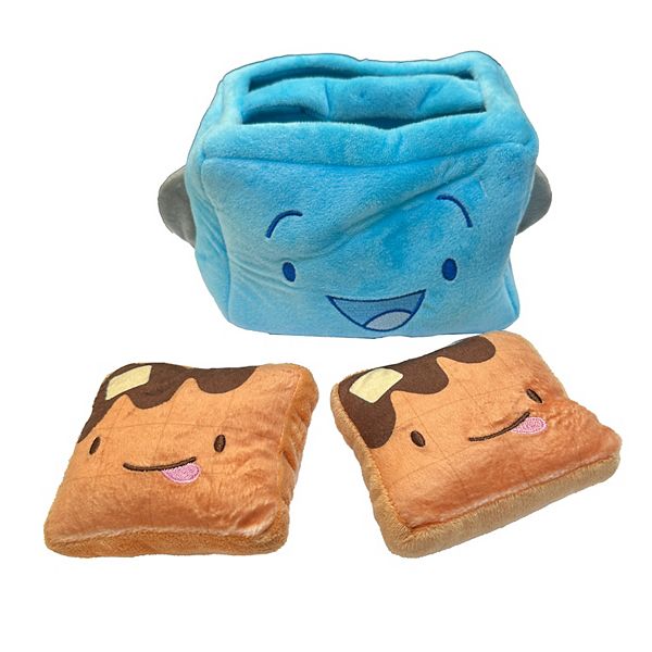 3 Piece Fast Food Meal Plush Dog Toy Set