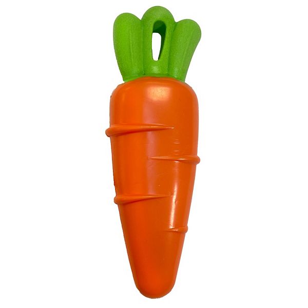 Woof Rubber Carrot Dog Toy
