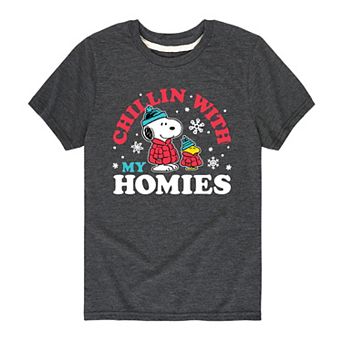 Boys 8-20 Peanuts Chillin Homies Graphic Tee