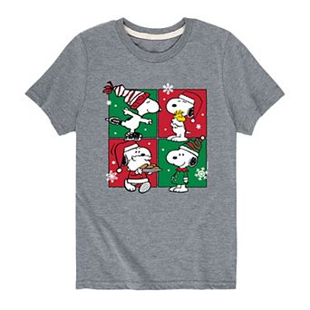 Boys 8-20 Peanuts Snoopy Christmas Graphic Tee