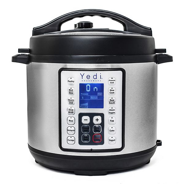 Yedi 9-in-1 Total Package Instant Programmable Pressure Cooker, 6 Quart,  Deluxe
