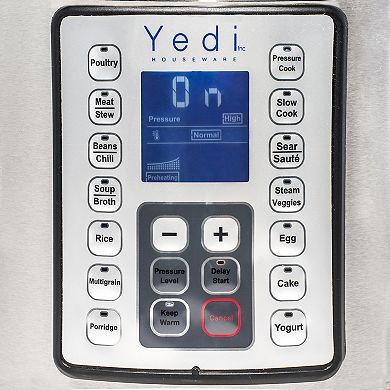 Yedi 9-in-1 Total Package 6-qt. Instant Programmable Pressure Cooker