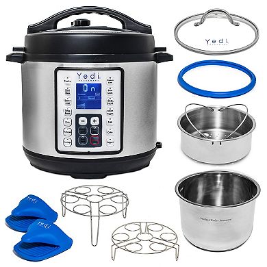 Yedi 9-in-1 Total Package 6-qt. Instant Programmable Pressure Cooker