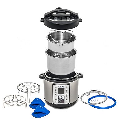 Yedi 9-in-1 Total Package 6-qt. Instant Programmable Pressure Cooker