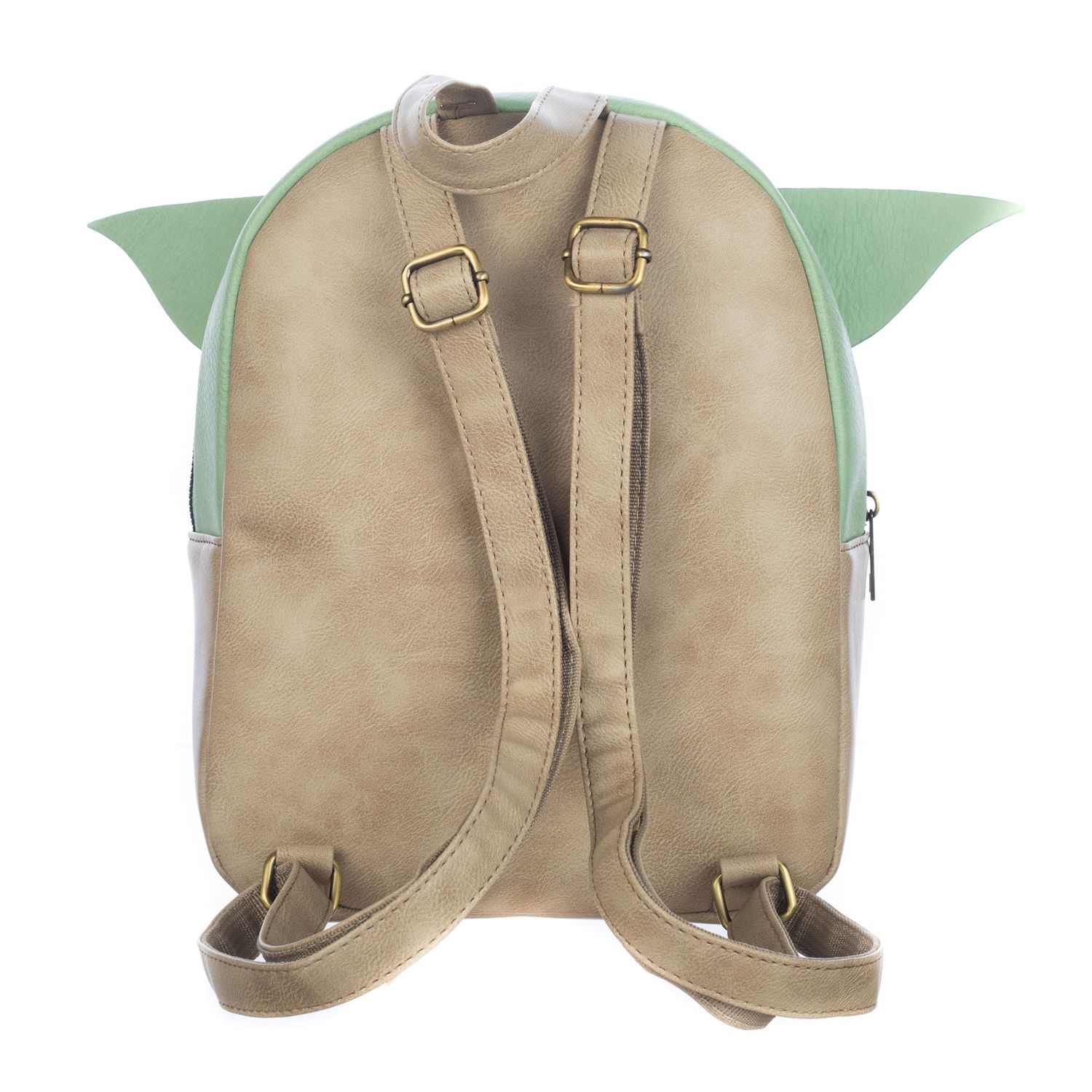 Micro Zaino A Tracolla Star Wars The Mandalorian Baby Grogu | Design 3D Con Volto E Manine | Ecopelle Vegana | 22,9 Cm