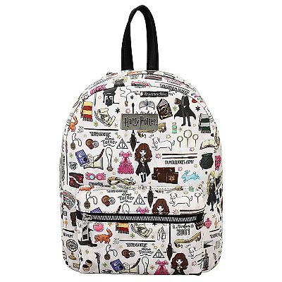harry potter spells mini backpack Plaid Hogwarts Crest Unleash the covetable convertible cooler bag inspired by the Dark Arts Harry Potter Hogwarts Mini Backpack