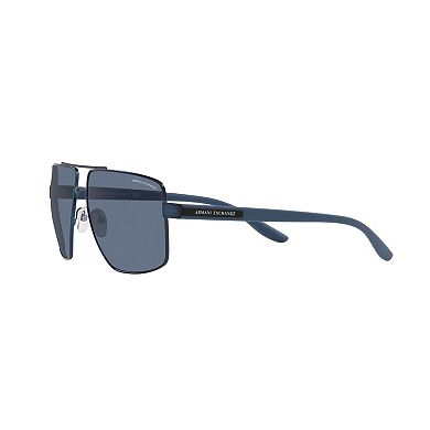 Men's Armani Exchange AX2037S Pilot 60mm Sunglasses