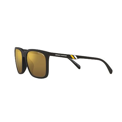 Men's Armani Exchange Armani Exchange AX4117SU Rectangle 57mm Sunglasses