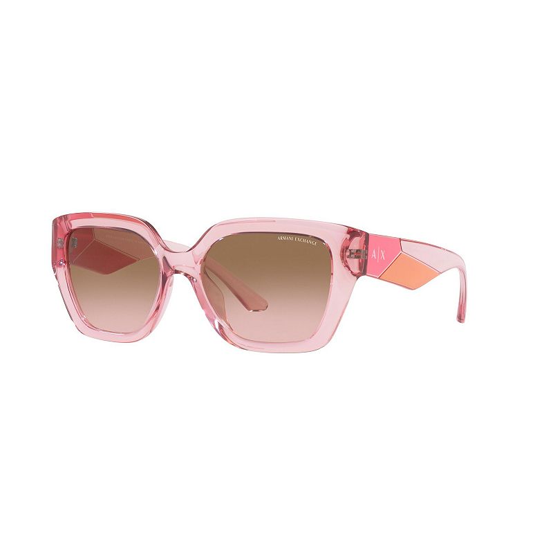 EAN 7895653249363 product image for Women's Armani Exchange AX4125SU Rectangle 54mm Sunglasses, Pink | upcitemdb.com