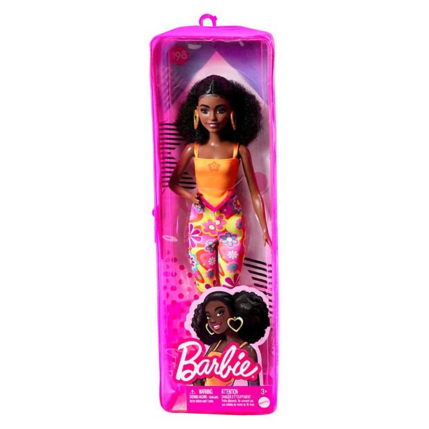 Barbie® Doll, Curly Black Hair and Petite Body, Barbie® Fashionistas™