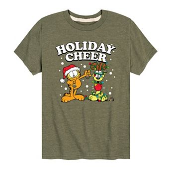 Boys 8-20 Garfield Holiday Cheer Graphic Tee