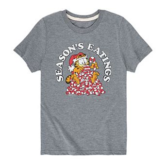 Boys 8-20 Garfield Seasons Eatings Graphic Tee