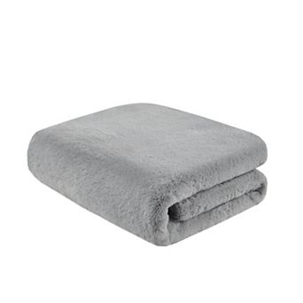 Madison Park Bristol Cozy & Warm Solid Premium Faux Fur Throw Blanket