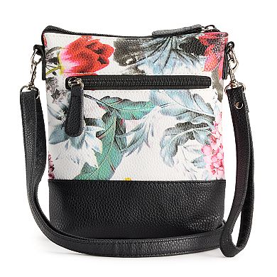 Stone & Co. Floral Leather 3-Bagger Crossbody Bag