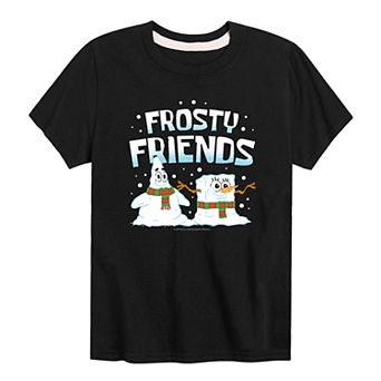 Boys 8-20 SpongeBob Frosty Friends Tee