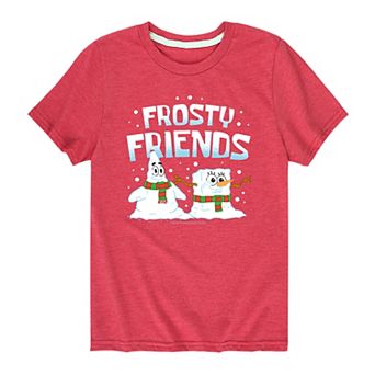 Boys 8-20 SpongeBob Frosty Friends Tee