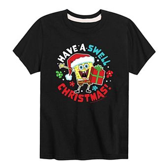 Boys 8-20 SpongeBob Swell Christmas Tee