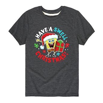 Boys 8-20 SpongeBob Swell Christmas Tee