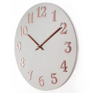 Infinity Instruments Vogue Round Wall Clock