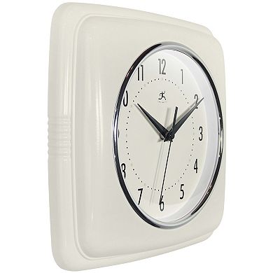 Infinity Instruments Retro Square Wall Clock