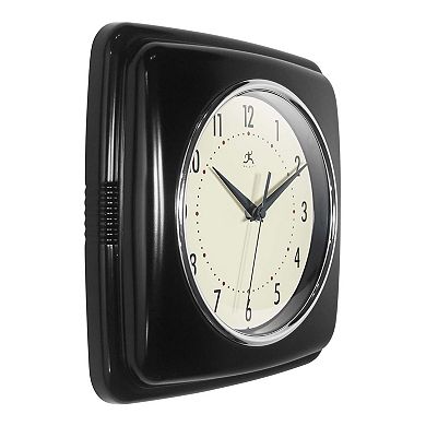 Infinity Instruments Retro Square Wall Clock