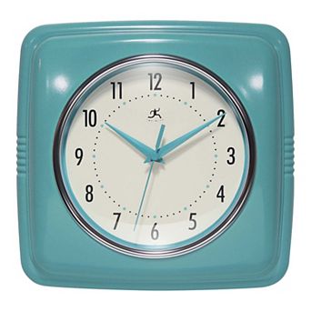 Infinity Instruments Retro Square Wall Clock