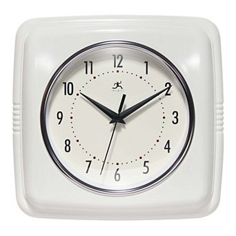 Infinity Instruments Retro Square Wall Clock