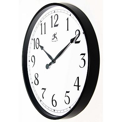 Infinity Instruments Office 18 in. Round Wall Clock