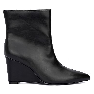 Fashion to Figure Hayley Women's Wedge Ankle Boots