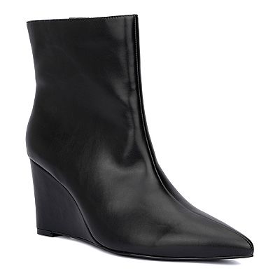 Fashion to Figure Hayley Women s Wedge Ankle Boots