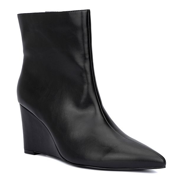 Kohls wedge ankle boots best sale