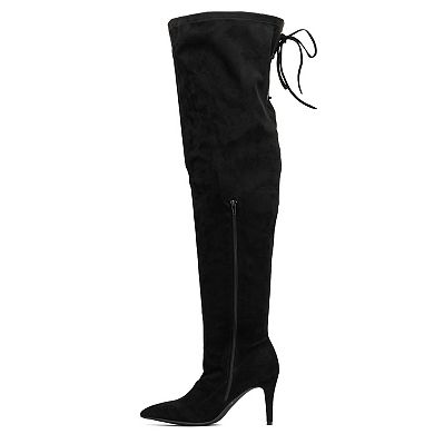 Fashion to Figure Larissa Women's Extra Wide Calf Thigh-High Boots